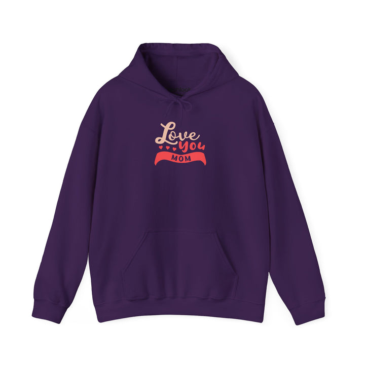 Mom's Hooded Sweatshirt – Love You Mom Design