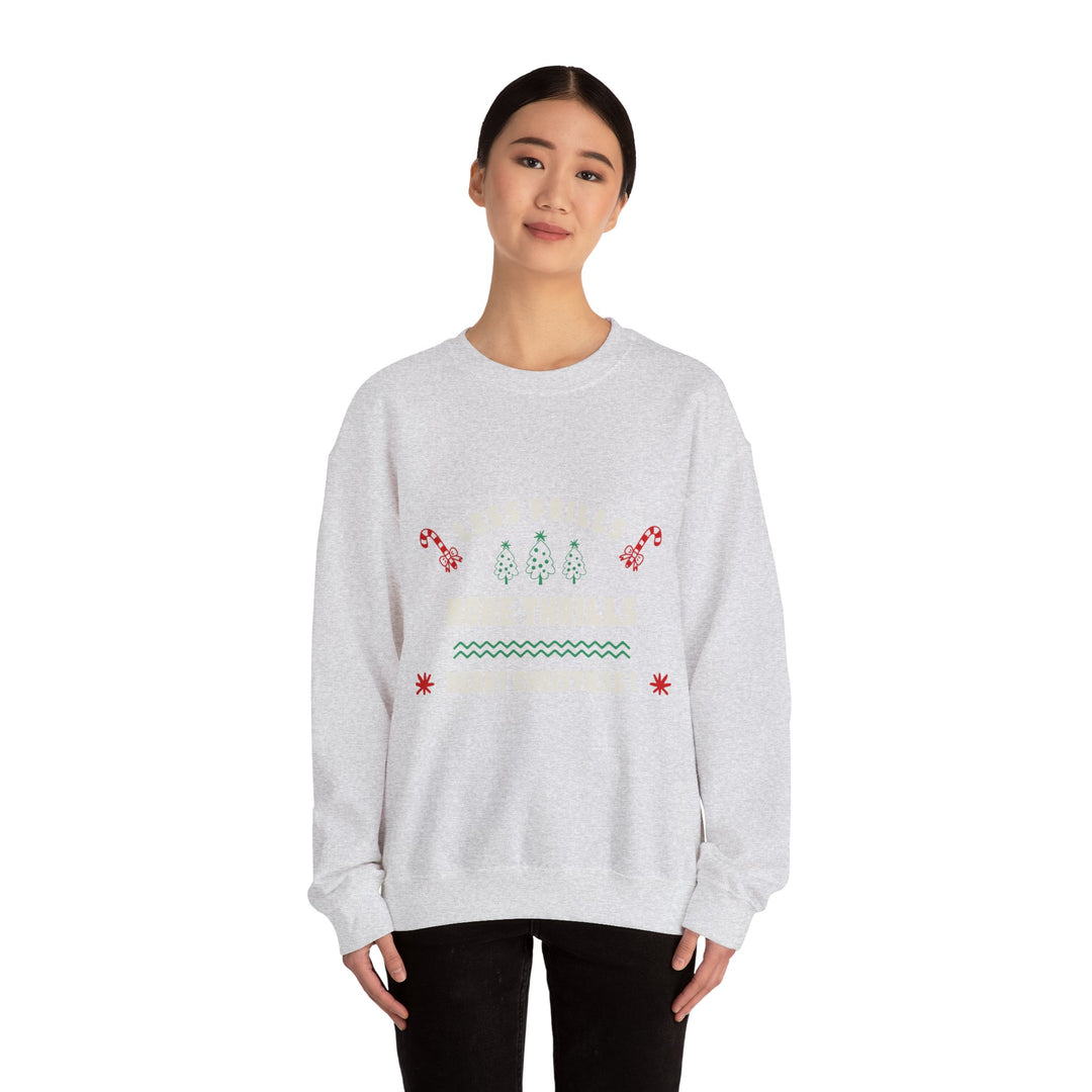 Less Frills More Thrills Christmas Sweatshirt