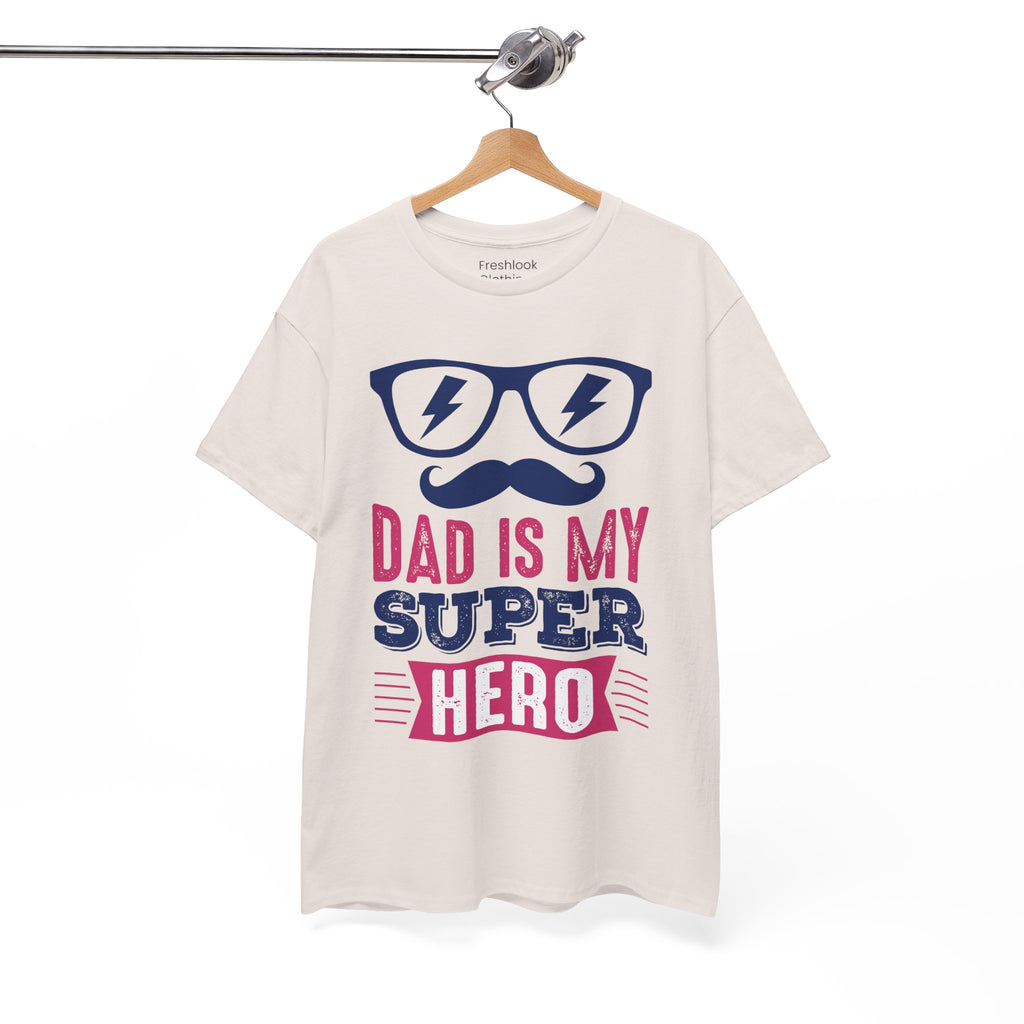 Dad's T-Shirt - Dad Is My Superhero Design