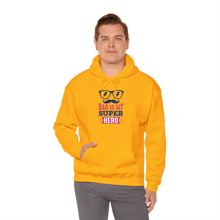 Dad’s Hooded Sweatshirt – Dad is My Superhero Design