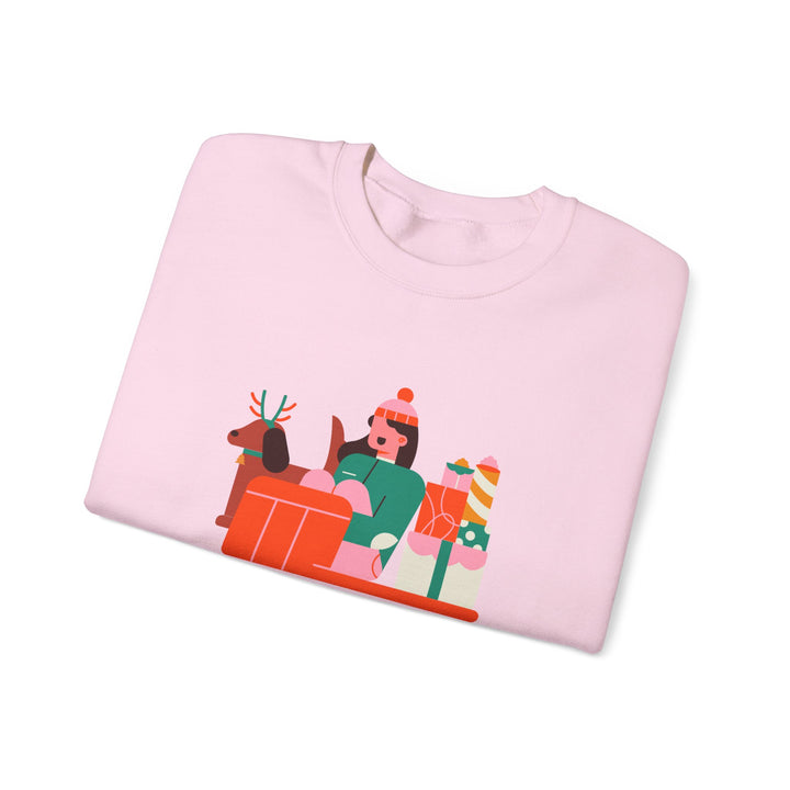 Christmas Crewneck Sweatshirt - "Merry Christmas and a Joyful New Year 2025" Holiday Sweatshirt