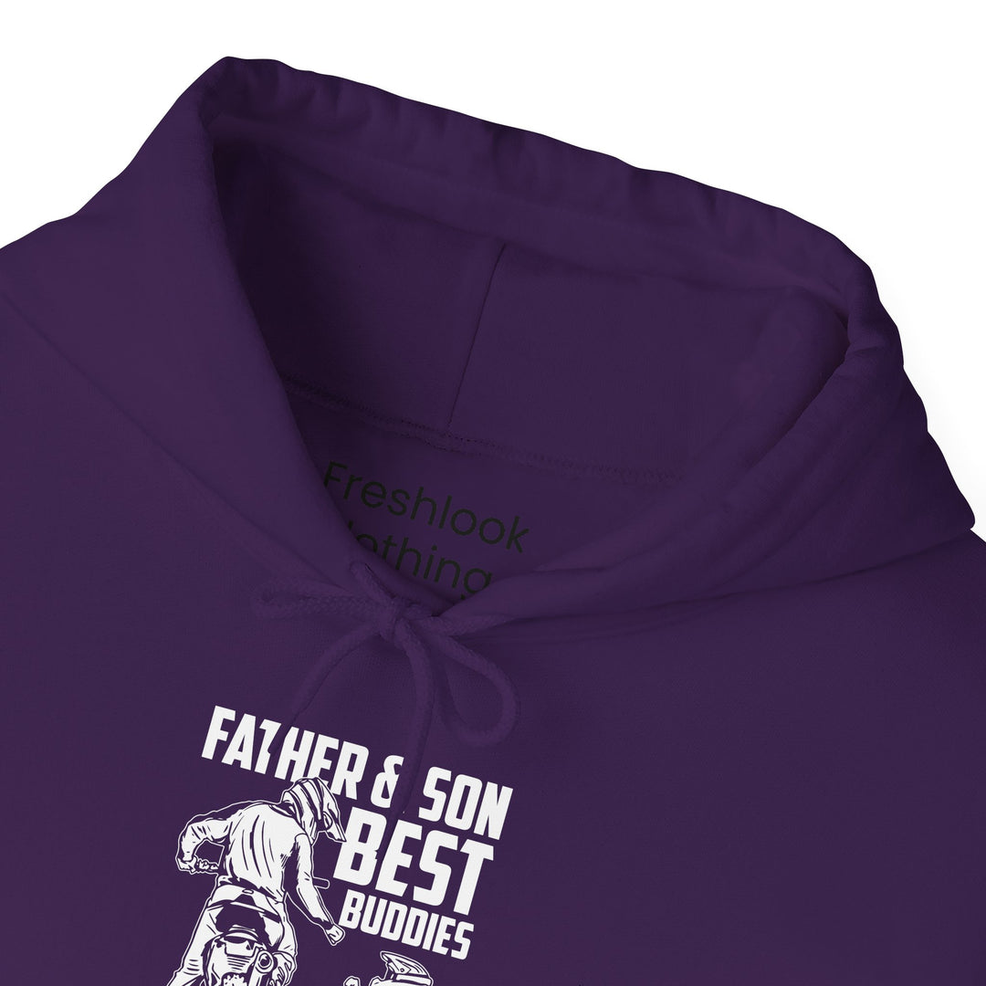 Dad’s Hooded Sweatshirt – Father & Son Best Buddies Forever Design