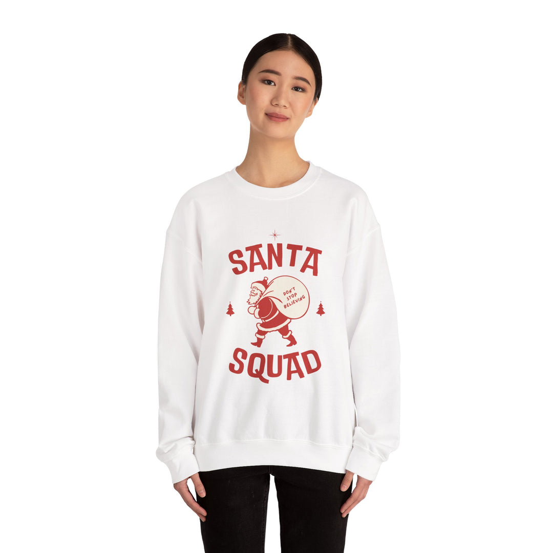 Santa Squad Sweatshirt — Retro Santa Holiday Crewneck
