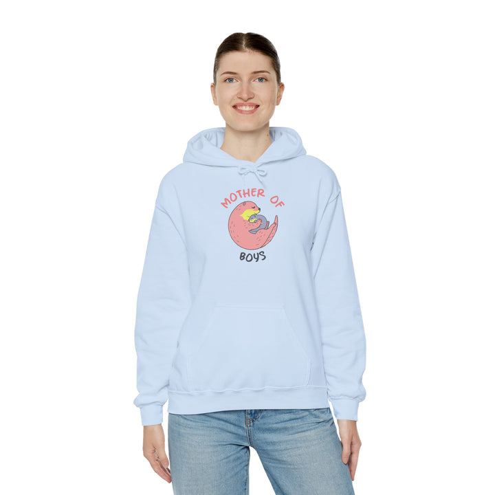 Mom's Unisex Hooded Sweatshirt – Mother of Boys Design