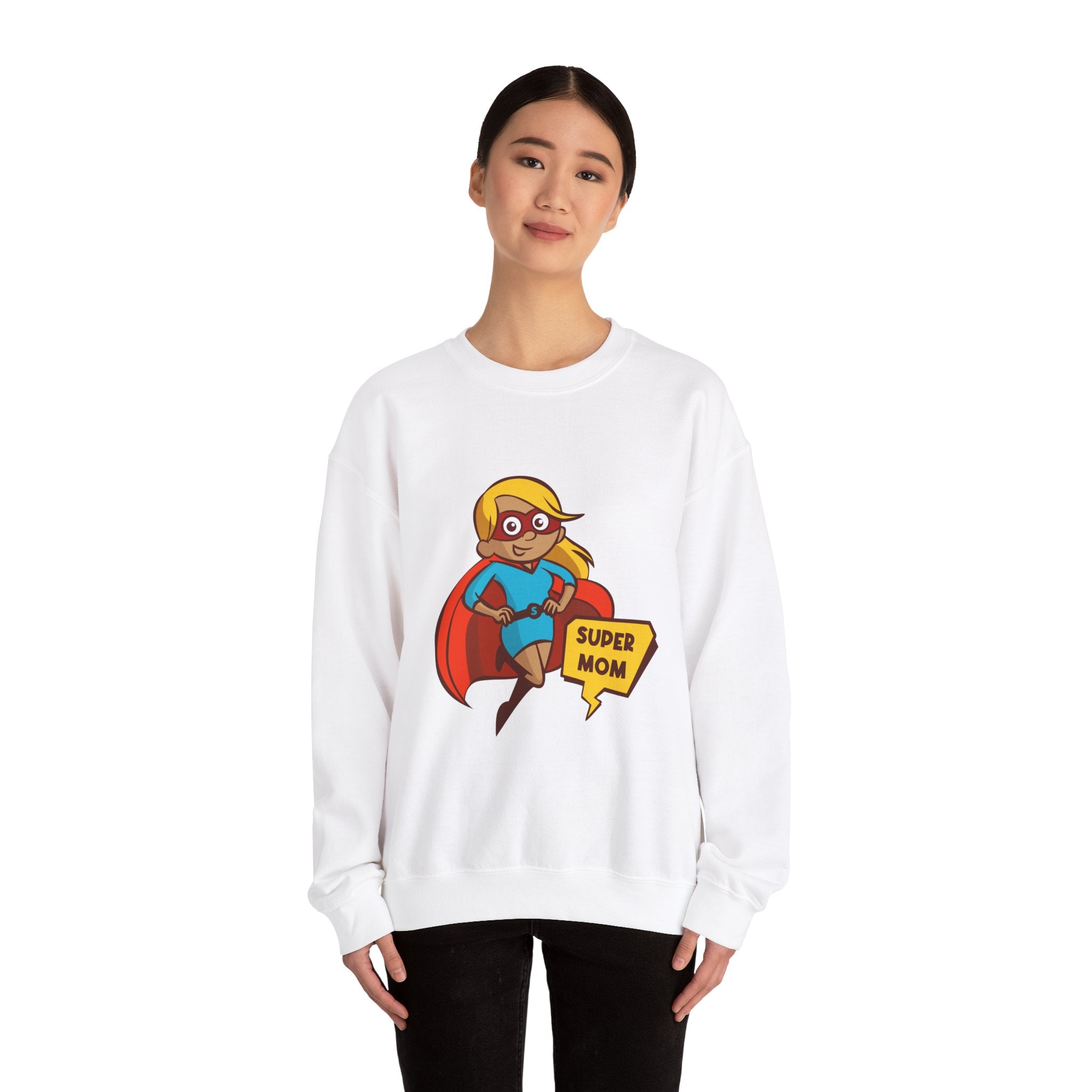 Mom Sweatshirt - Super Mom Design