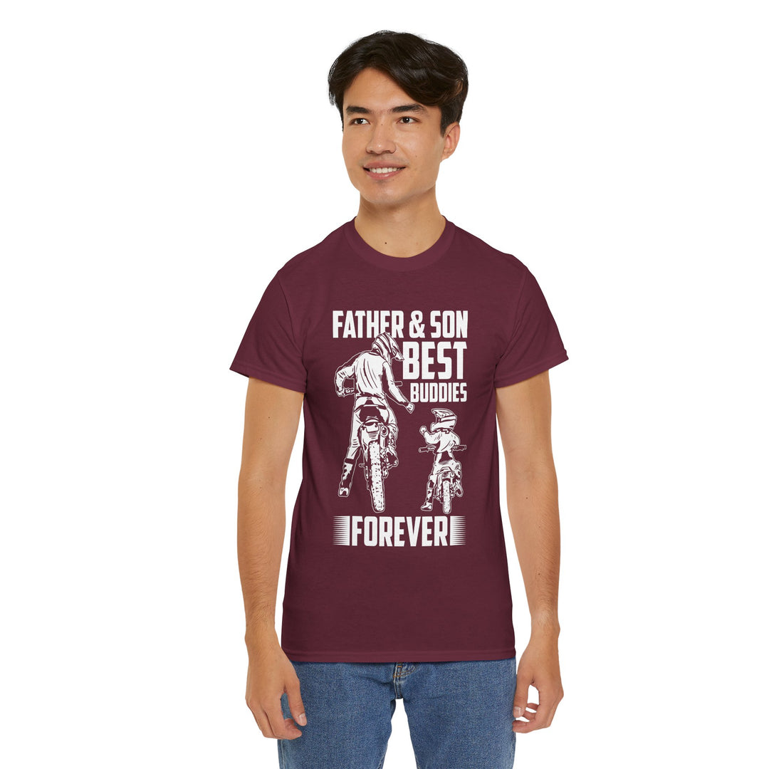 Dad's T-Shirt - Father & Son Best Buddies Forever Design