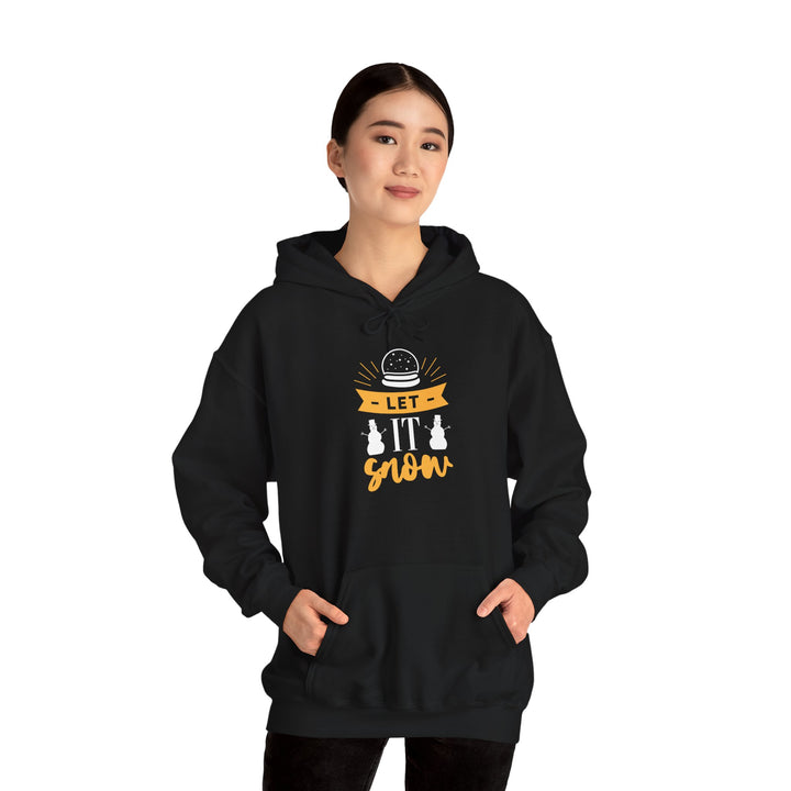 Unisex Heavy Blend™ Hooded Sweatshirt - 'Let It Snow' Cozy Sweatshirt