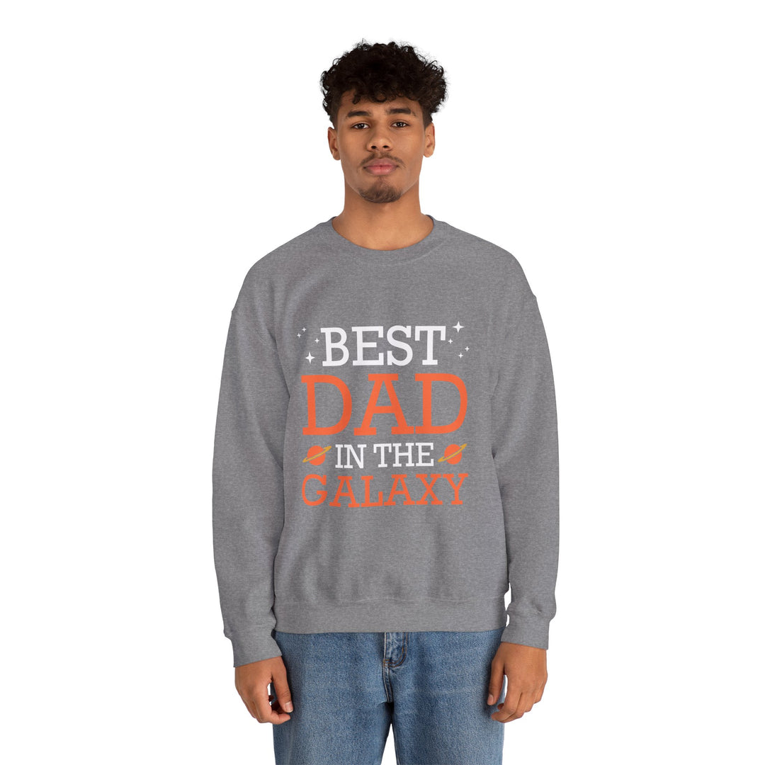 Dad’s Sweatshirt – Best Dad in the Galaxy Design