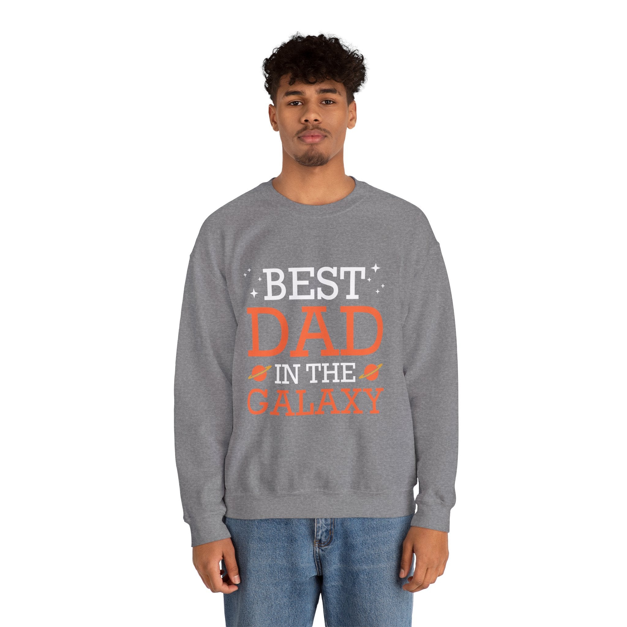 Dad’s Sweatshirt – Best Dad in the Galaxy Design