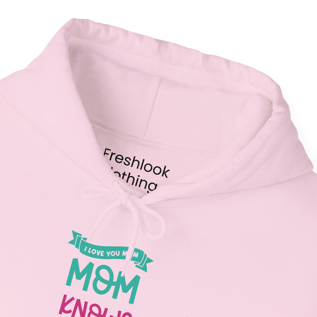 Mom's Hooded Sweatshirt – MOM Knows Best Design