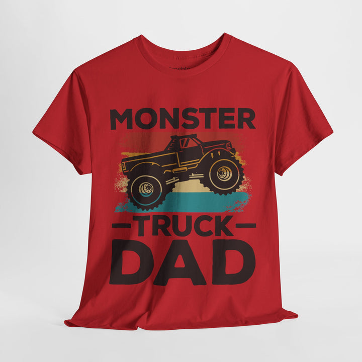 Dad's T-Shirt - Monster Truck Dad Design