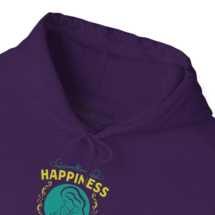 Mom's Hooded Sweatshirt – Happiness is Being a Mom Design