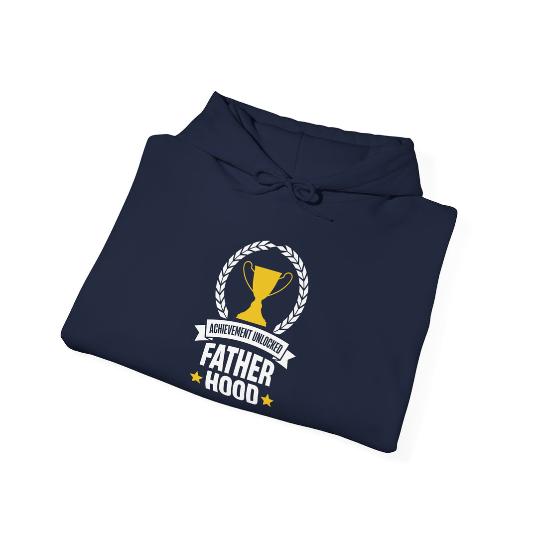 Dad’s Hooded Sweatshirt – Achievement Unlocked Fatherhood Design