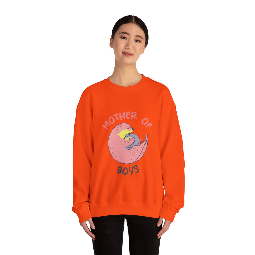 Mom's Sweatshirt - Mother of Boys Design