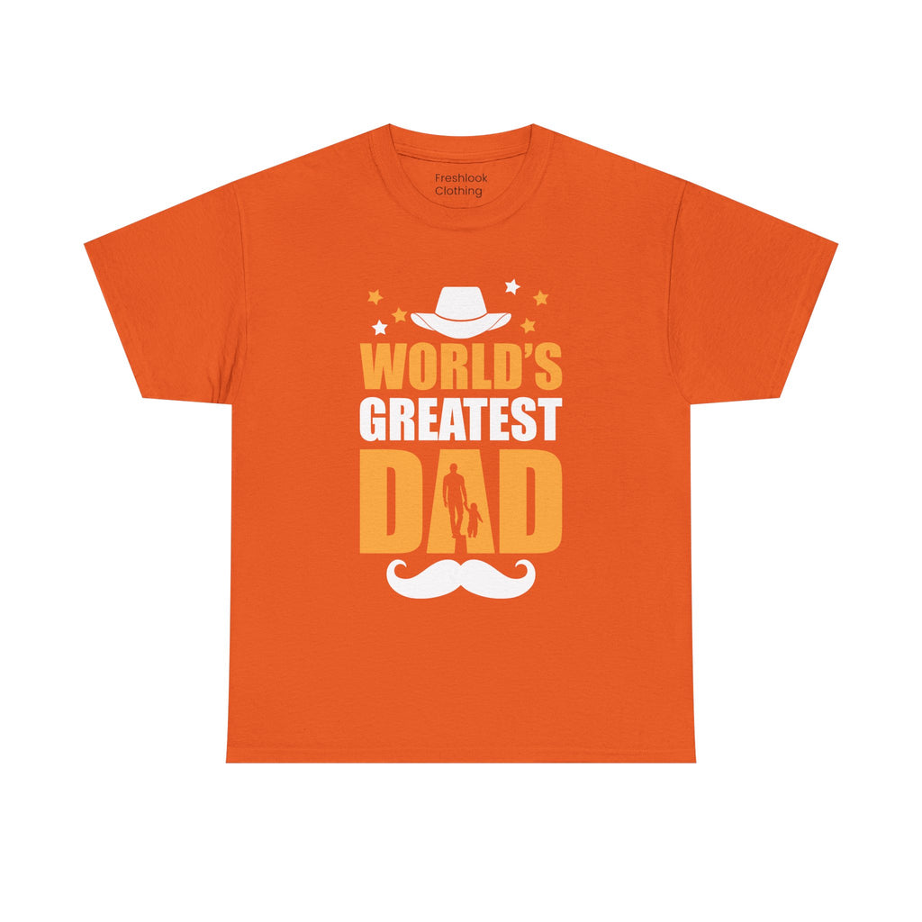 Dad's T-Shirt - World's Greatest Dad Design