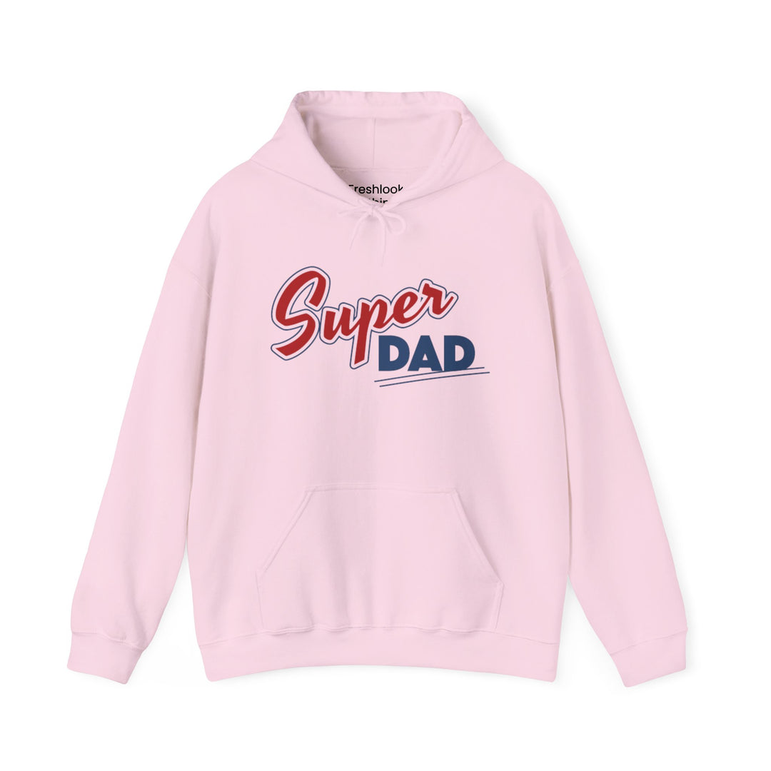 Dad’s Hooded Sweatshirt – Super Dad Unisex Hooded Design