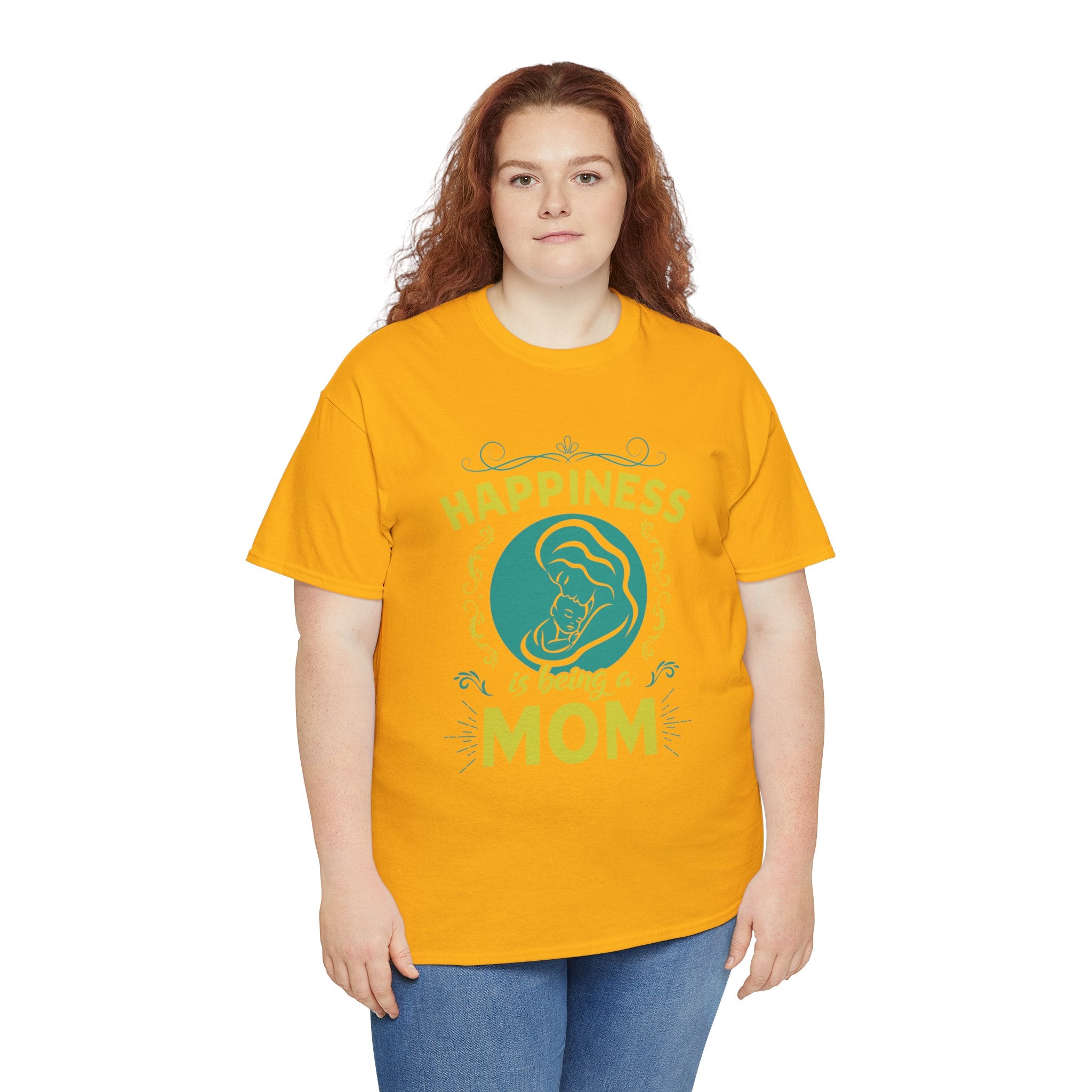 Mom T-Shirt - Happiness is Being a Mom Design