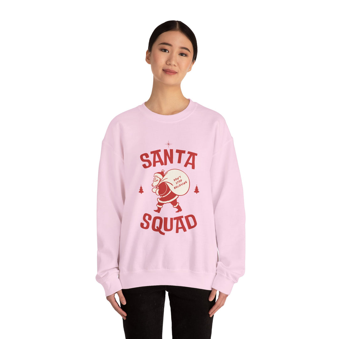Santa Squad Sweatshirt — Retro Santa Holiday Crewneck