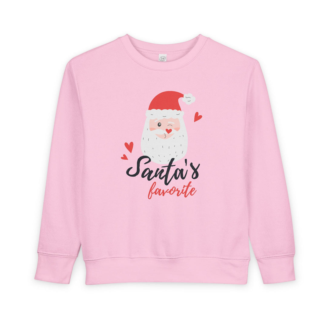 Toddler Sweatshirt — "Santa's Favorite" Cute Kids Christmas Pullover