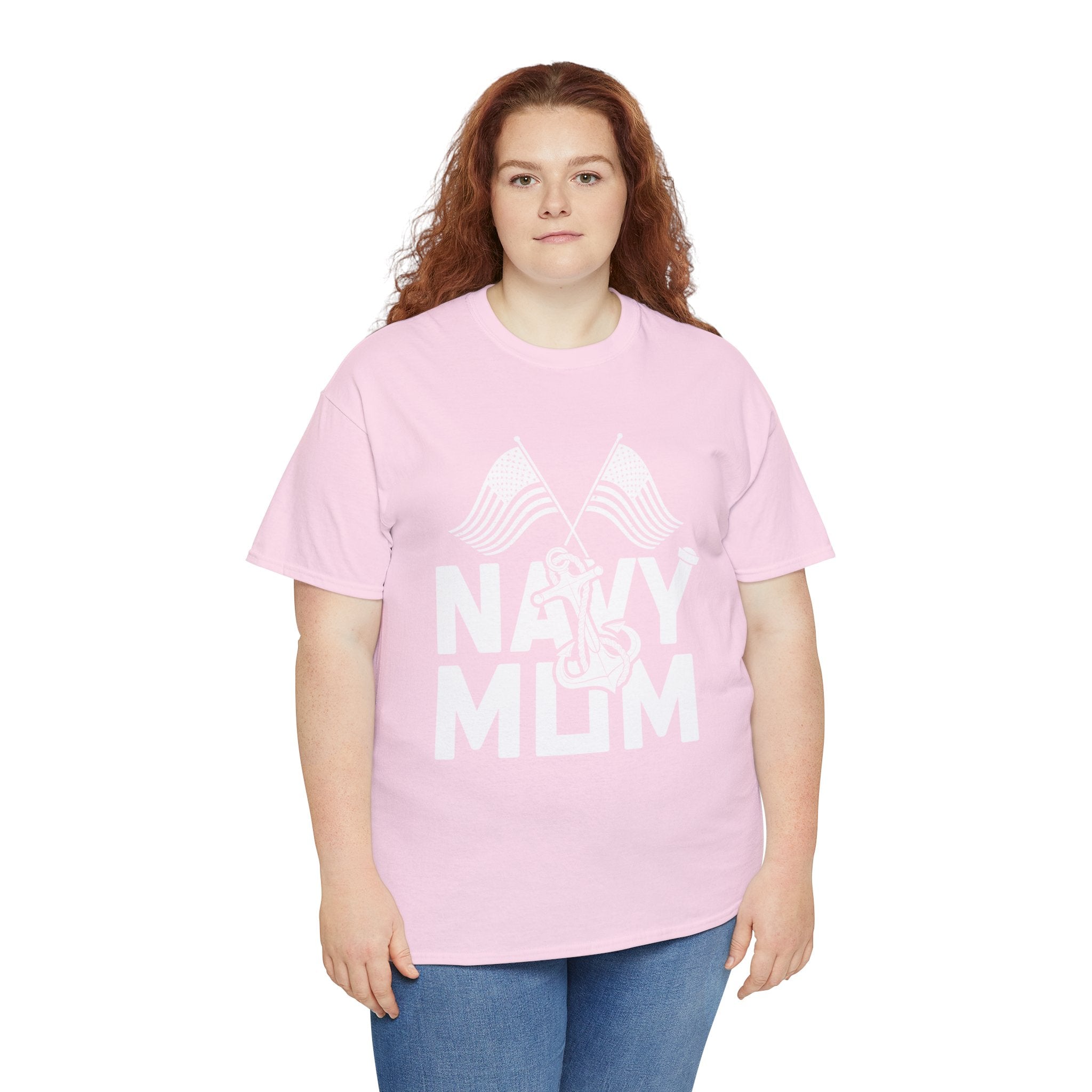 Mom T-Shirt – Navy Mom Design