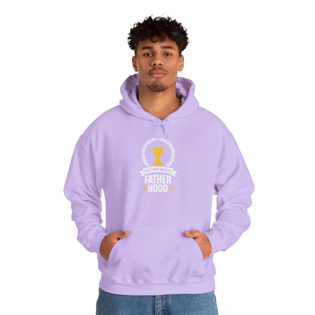 Dad’s Hooded Sweatshirt – Achievement Unlocked Fatherhood Design