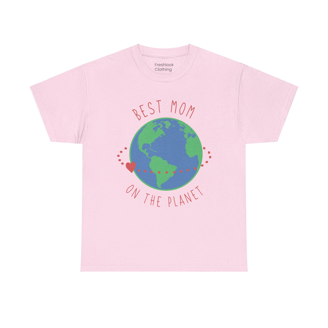 Mom T-Shirt - Best Mom on the Planet Design