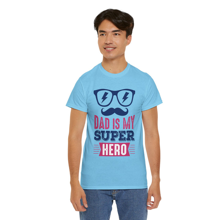 Dad's T-Shirt - Dad Is My Superhero Design