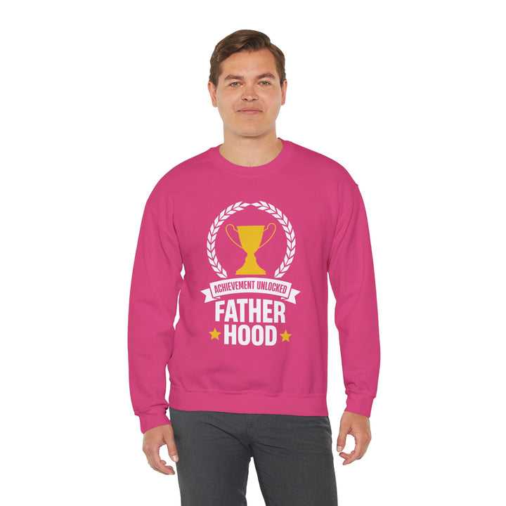 Dad’s Sweatshirt – Achievement Unlocked Fatherhood Design