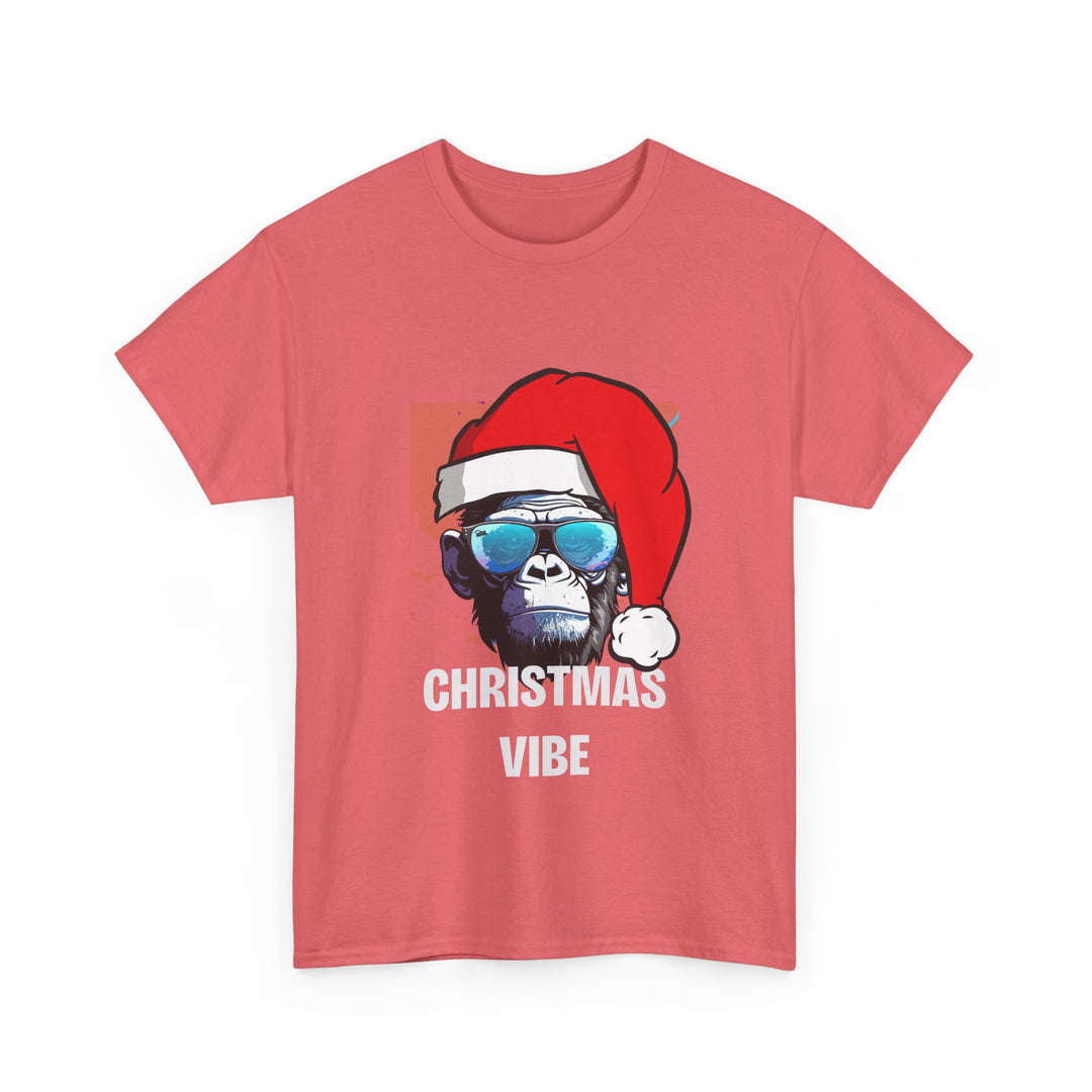 Christmas Vibe Gorilla Unisex Tee, Fun Christmas t-shirt