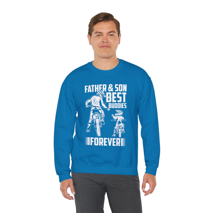 Dad’s Sweatshirt – Father & Son Best Buddies Forever Design