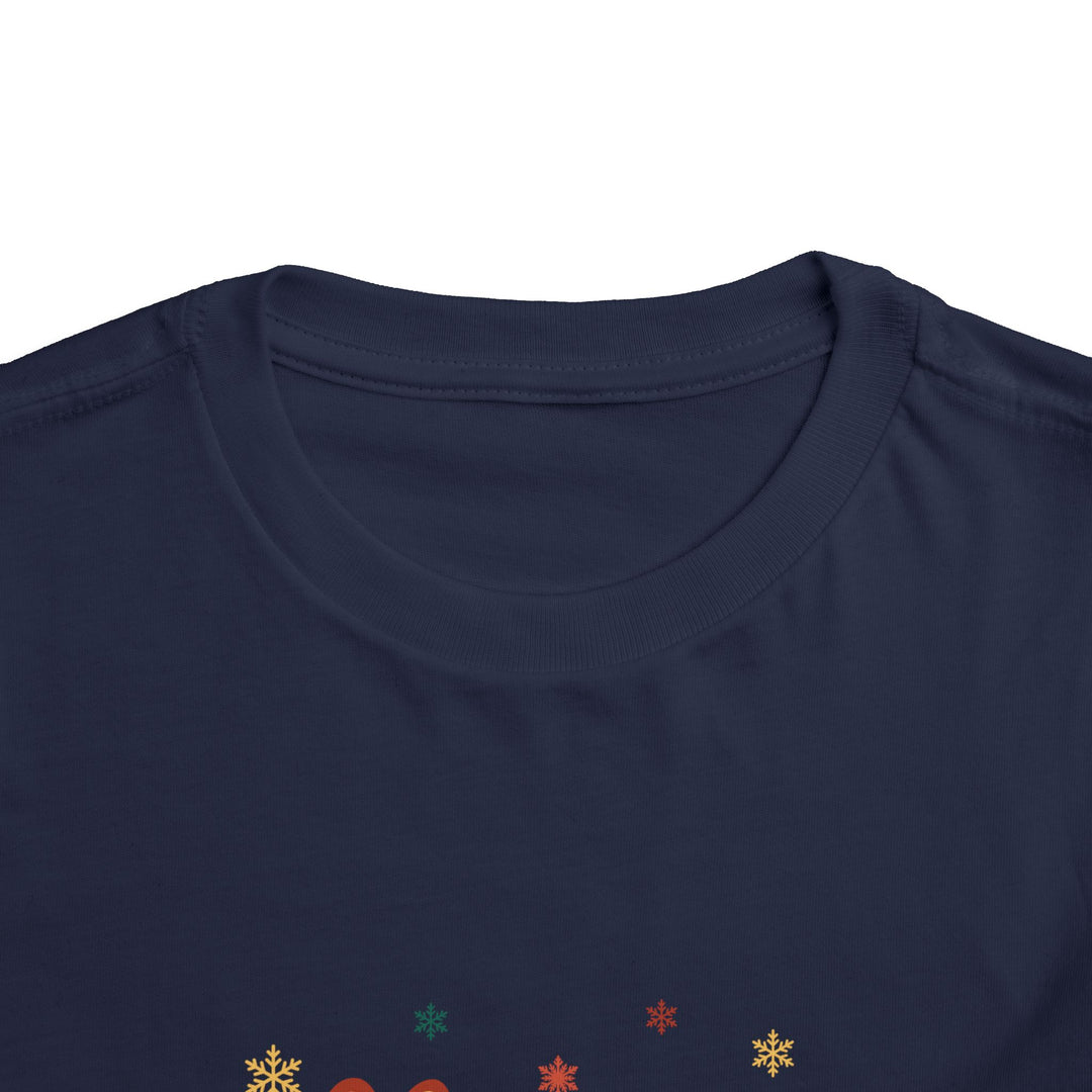 Toddler Christmas Tee — "Merry Christmas and Happy New Year" Holiday Shirt