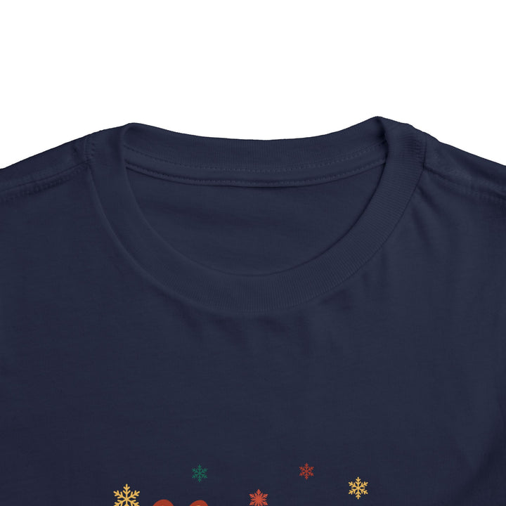 Toddler Christmas Tee — "Merry Christmas and Happy New Year" Holiday Shirt