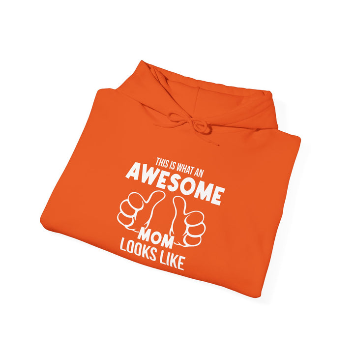 Mom's Unisex Hooded Sweatshirt  - Awesome Mom - Comfortable Awesome Mom Hoodie for Family Time