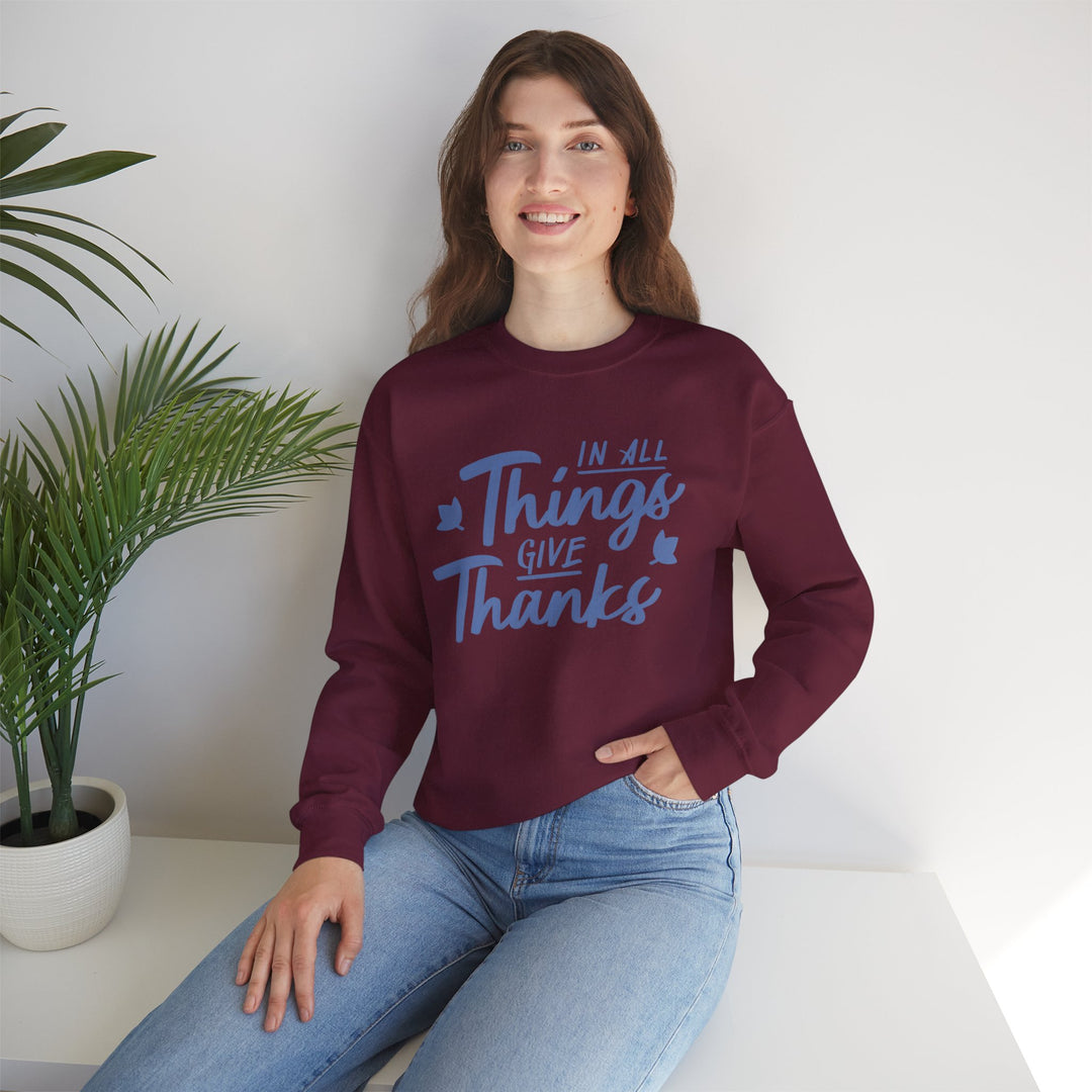 In All Things Give Thanks Design