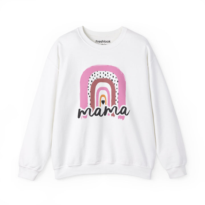 Mom's Sweatshirt - Mama Rainbow Design