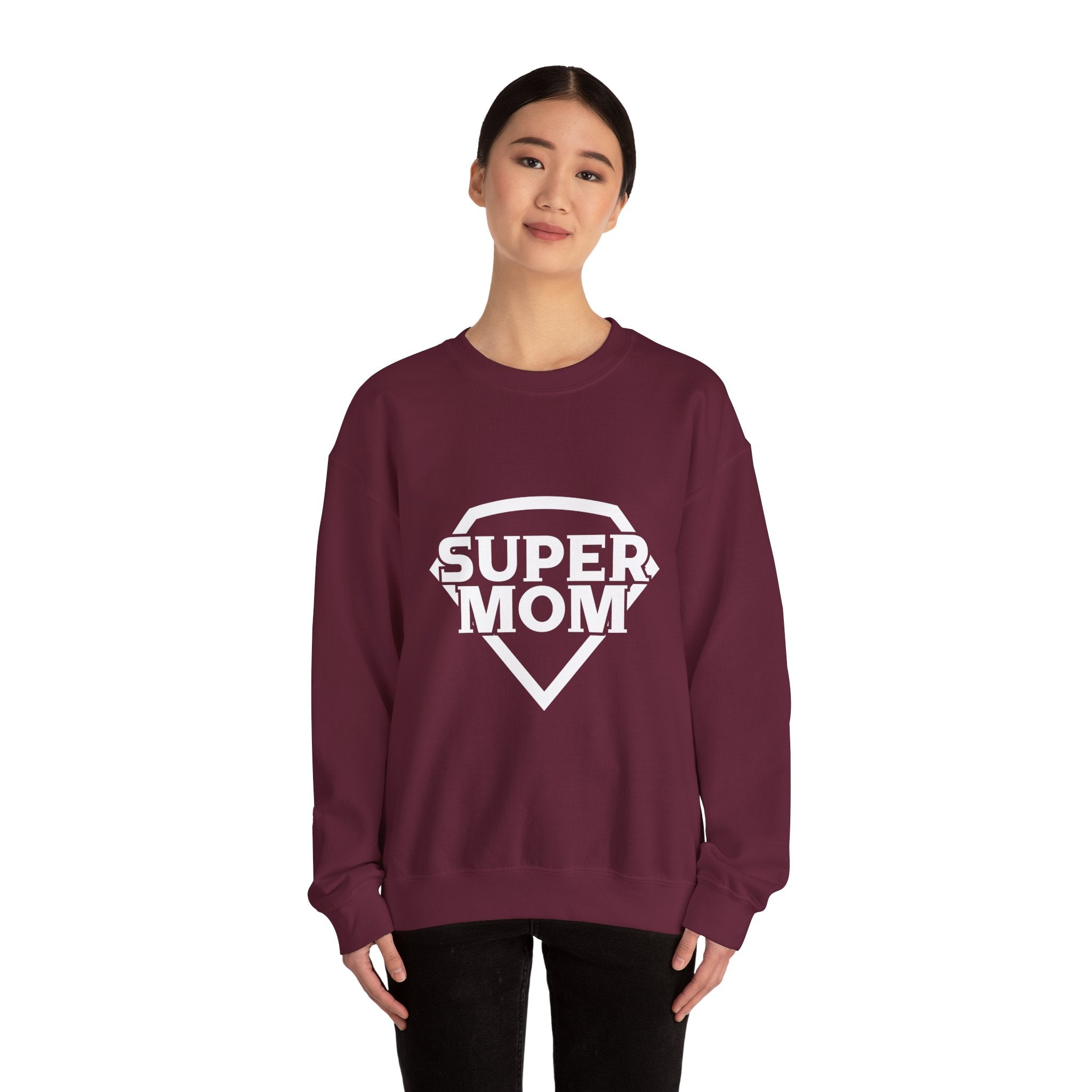 Mom Sweatshirt - Super Mom Design