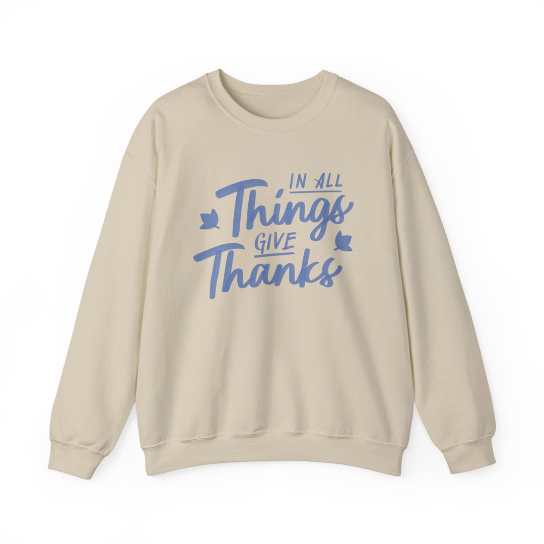 In All Things Give Thanks Design