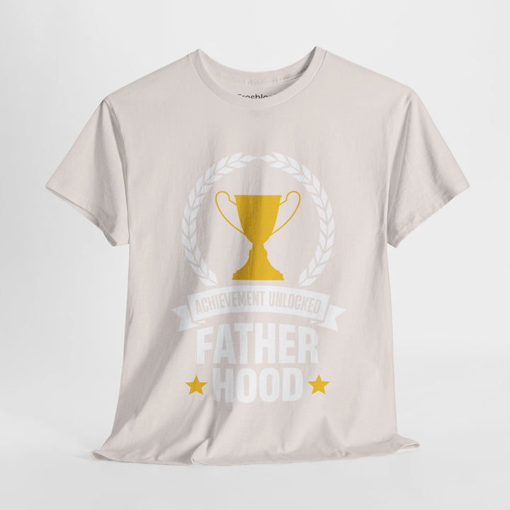 Dad's T-Shirt - Achievement Unlocked Fatherhood Design