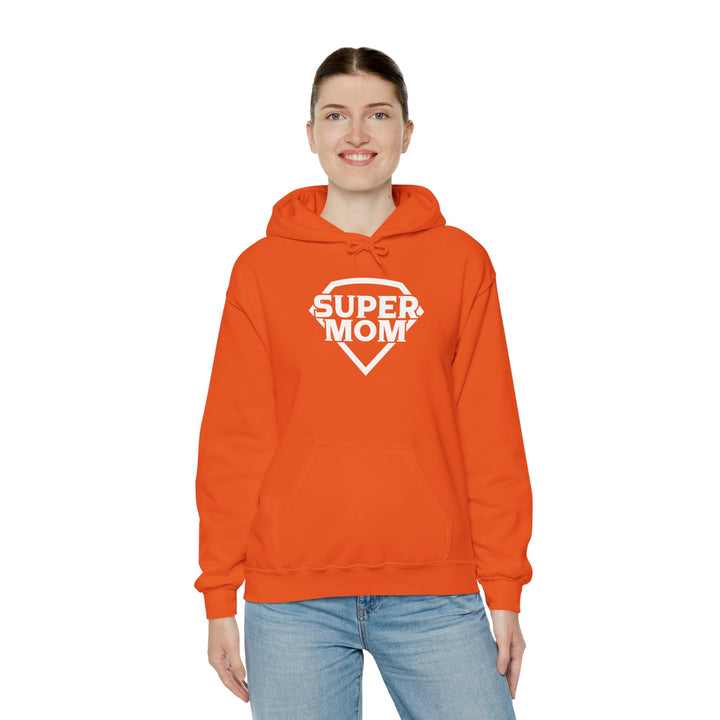 Mom's Unisex Hooded Sweatshirt  - Super Mom Design