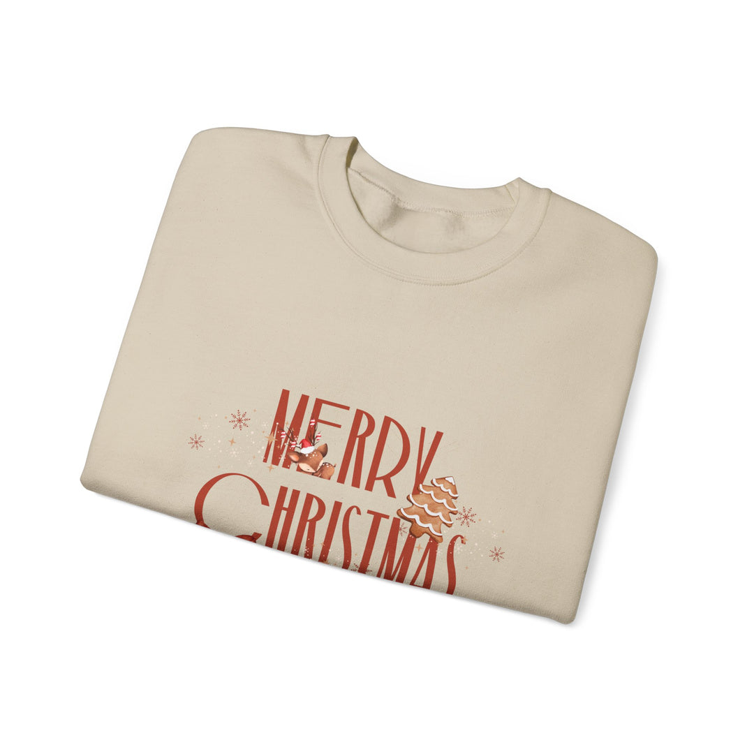 Merry Christmas Crewneck Sweatshirt – Vintage Holiday Graphic