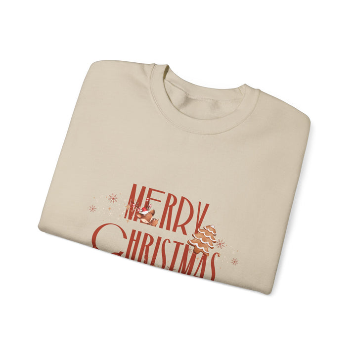 Merry Christmas Crewneck Sweatshirt – Vintage Holiday Graphic