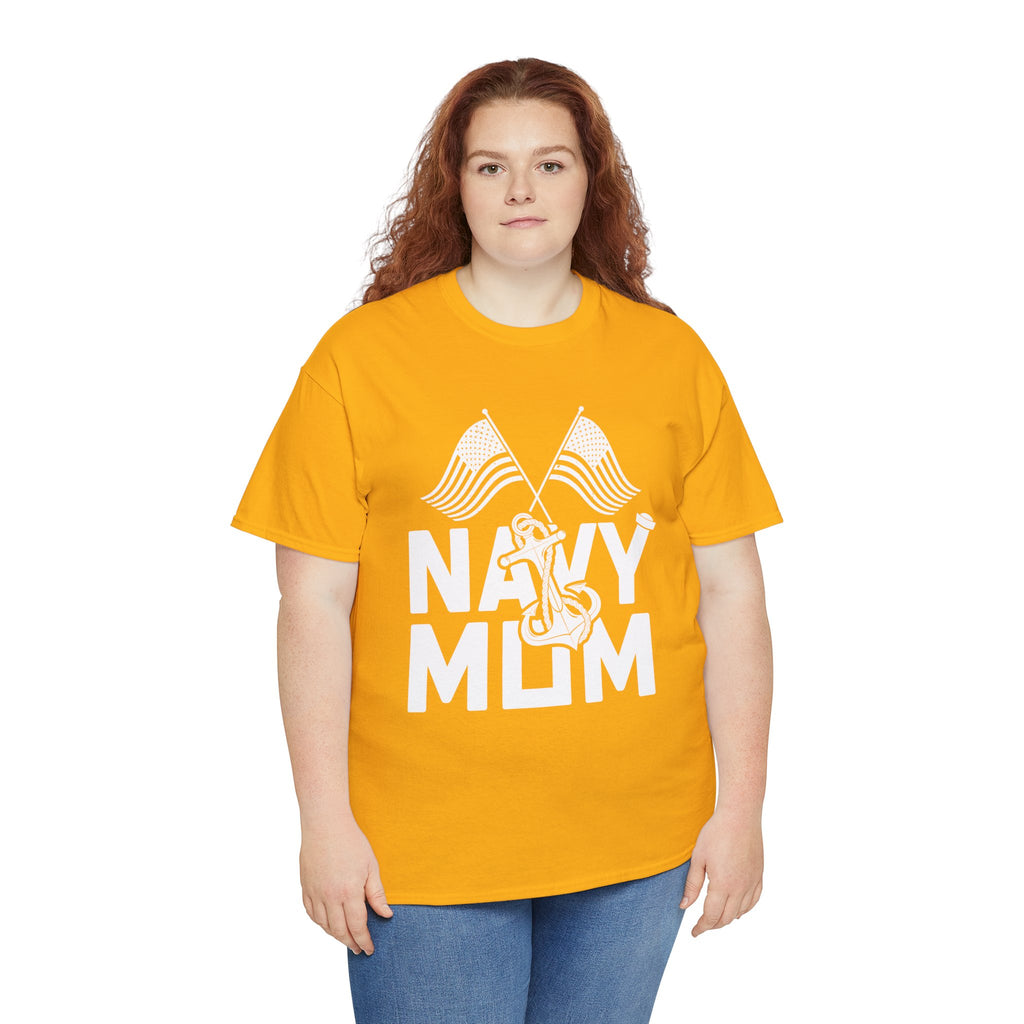 Mom T-Shirt – Navy Mom Design