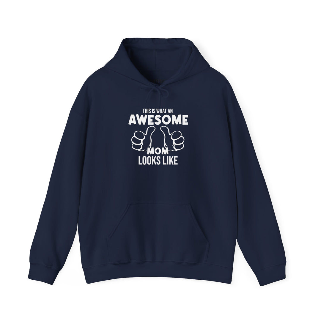 Mom's Unisex Hooded Sweatshirt  - Awesome Mom - Comfortable Awesome Mom Hoodie for Family Time