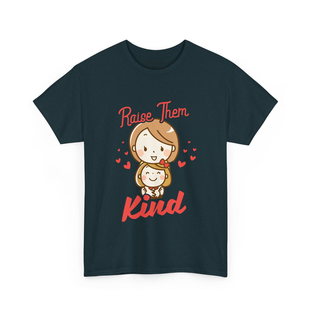 Mom T-Shirt – Raise Them Kind – Sweet Family Love Design