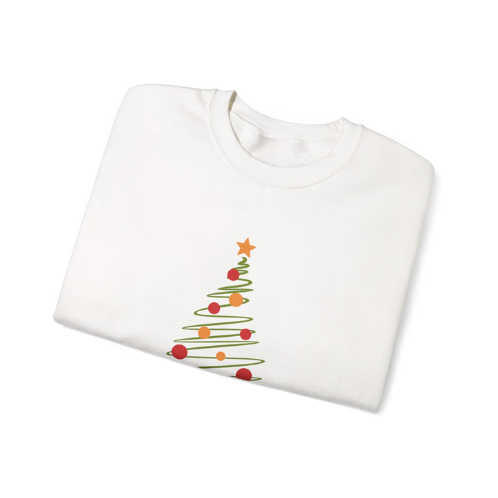 Christmas Tree Crewneck Sweatshirt – "Merry Christmas 2025" Holiday Sweater
