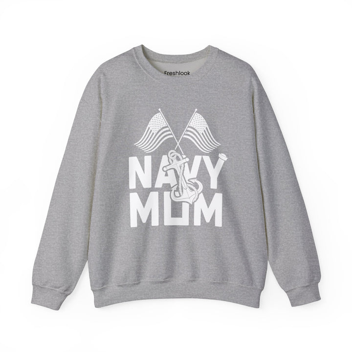 Mom's Sweatshirt - Navy Mom Design – Proud Military Family Apparel