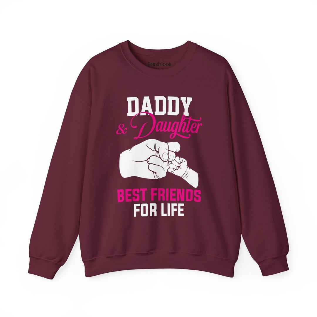 Dad’s Sweatshirt – Daddy & Daughter Best Friends For Life Design