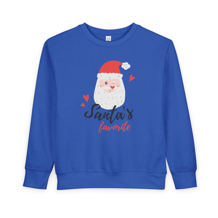 Toddler Sweatshirt — "Santa's Favorite" Cute Kids Christmas Pullover