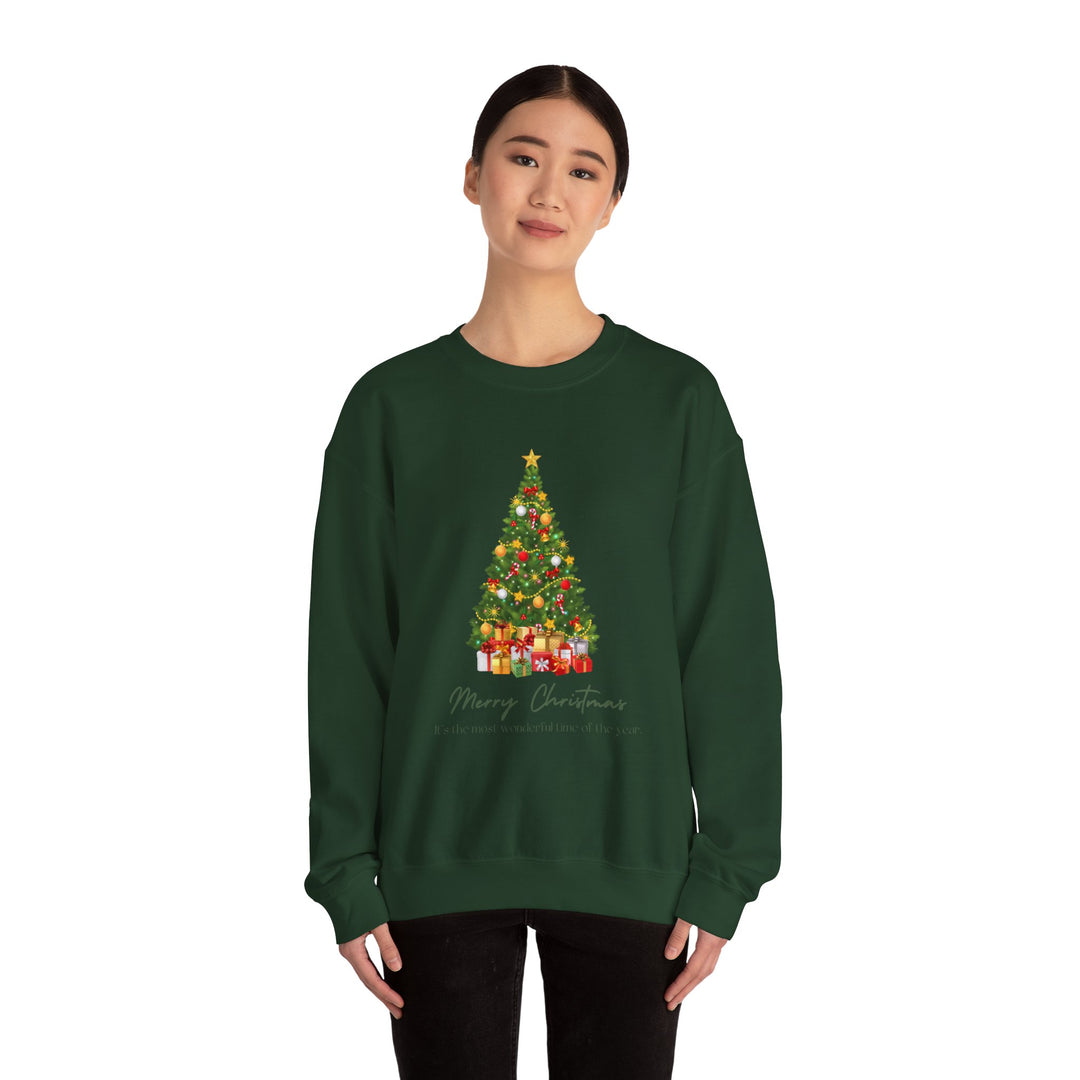 Christmas Tree Sweatshirt — Merry Christmas Holiday Crewneck