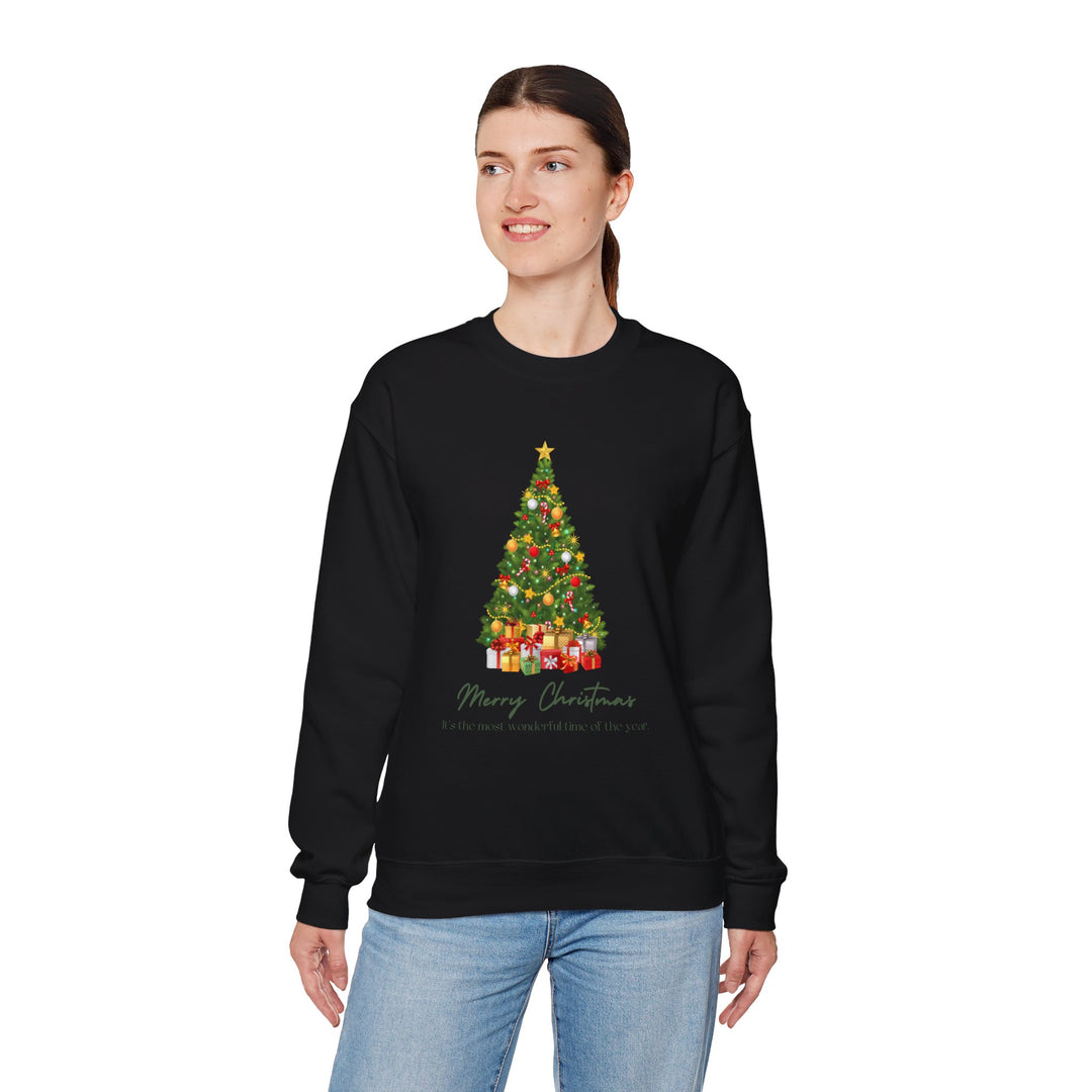 Christmas Tree Sweatshirt — Merry Christmas Holiday Crewneck